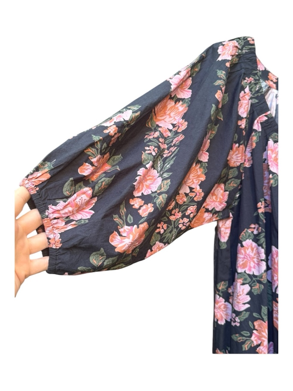 Cleobella Haley Dress Juliet Floral Black Boho Ruffle Mini Size Small NWOT - Picture 9 of 12